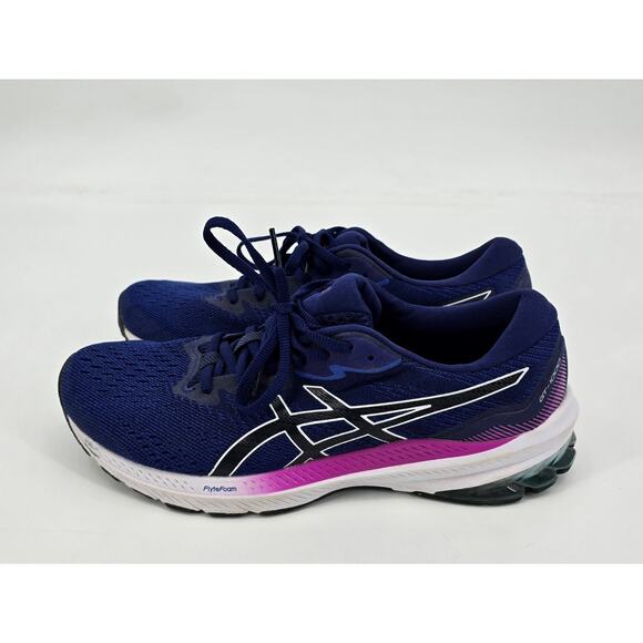 ASICS GT-1000 10 Women’s Size 10 | Navy & Purple Running Shoes | Winter Palette - Picture 3 of 9